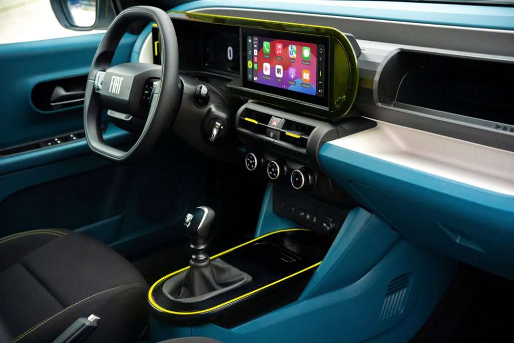 fiat GrandePanda turbo 100 2026_benzina plancia
