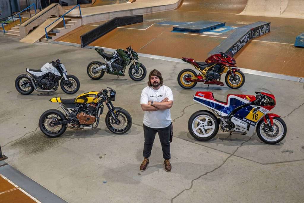 Giovanni Dovis Honda Customs 2026 Hornet Transalp Wheels and Waves