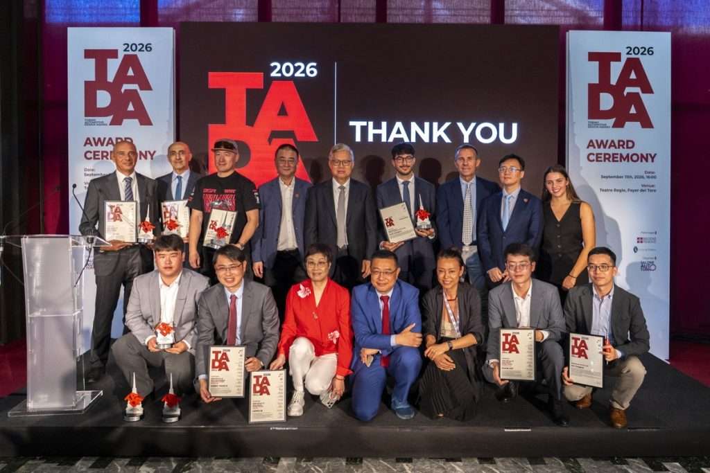 Chery vince 3 premi al Torino Automotive Design Award 2026 Lepas Ikaur salone auto torino TADA_Premiazione