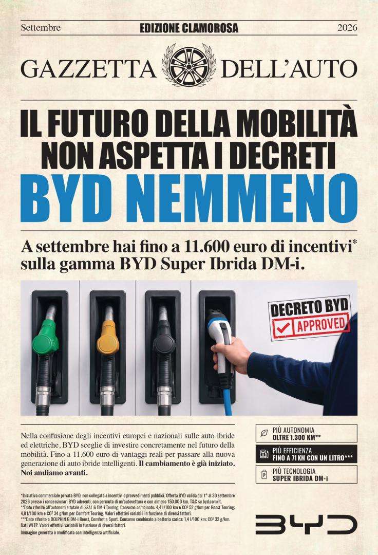 Decreto BYD 2026 offerte logo auto Super Ibride DM-i