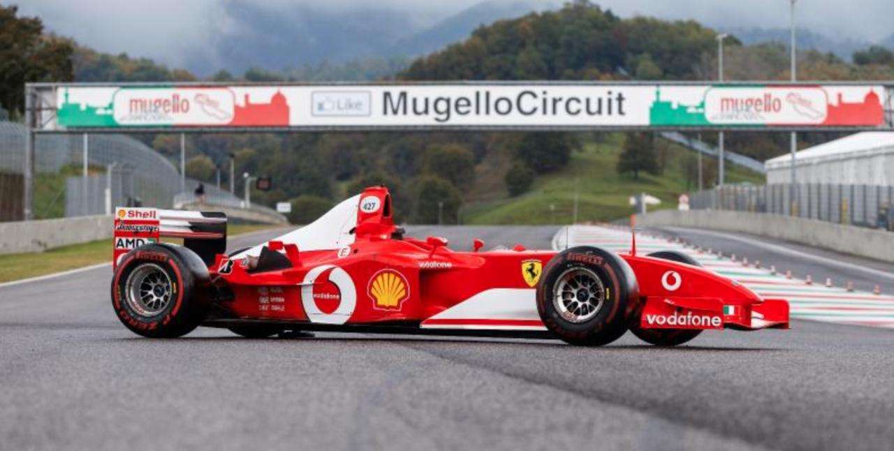 GP Storico d'Italia Ferrari statica in pista