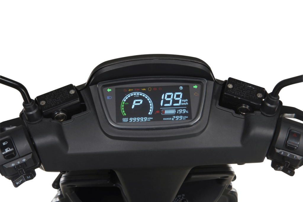 NERVA Spark scooter elettrico 2026 cruscotto