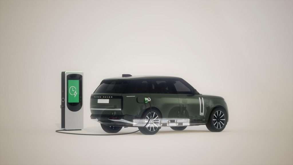 RANGE ROVER ELECTRIC Charging grafica