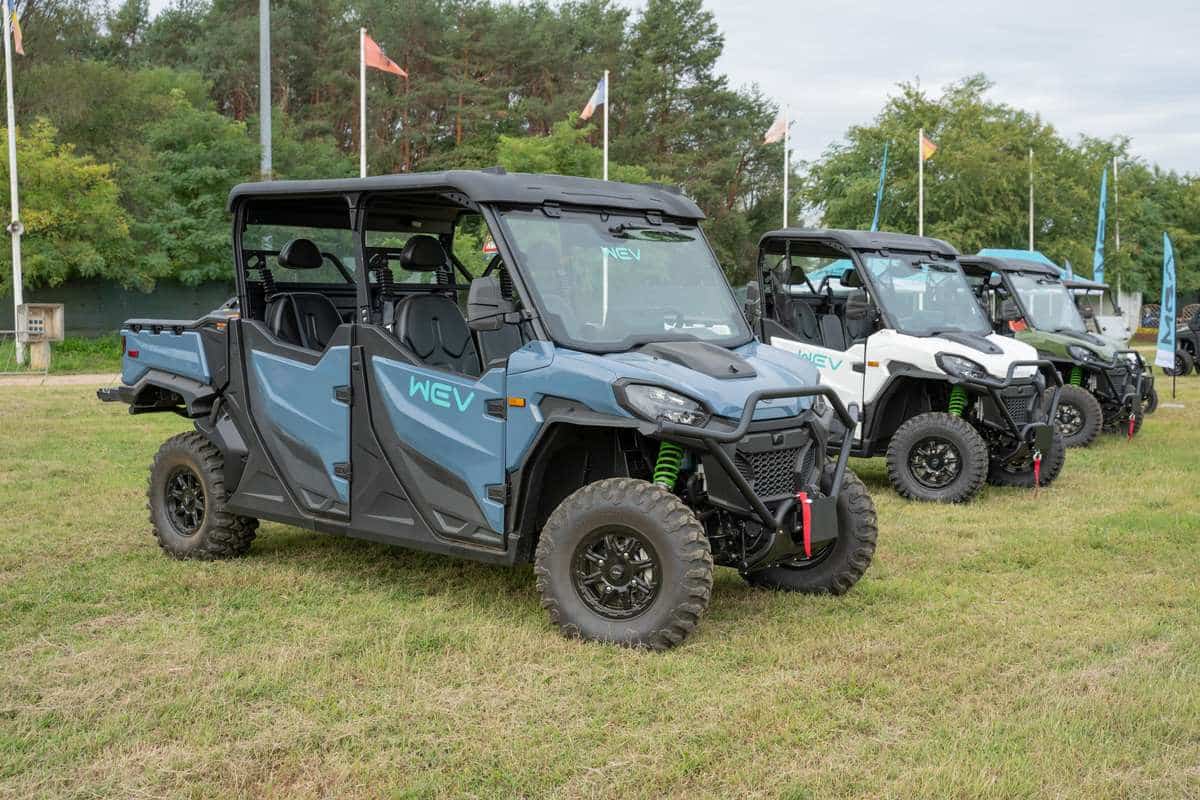 quad e UTV da lavoro Anther e WEV Electric 2026 prova